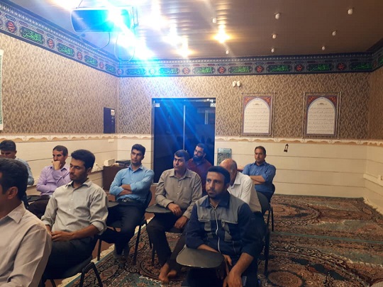 برگزاری کلاس آموزشی حوزه کارمندی شهید تندگویان فیروزآباد