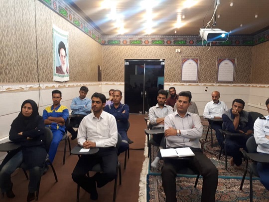برگزاری کلاس آموزشی حوزه کارمندی شهید تندگویان فیروزآباد