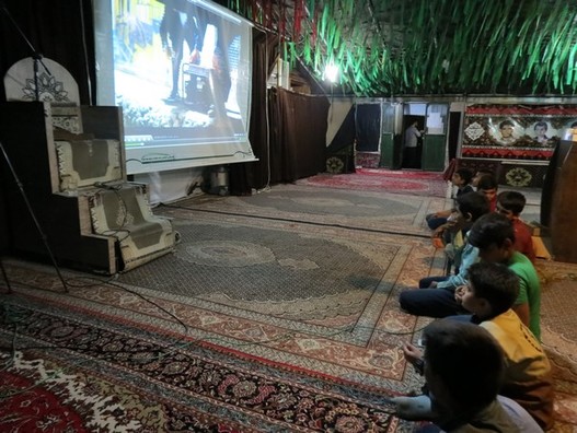 اردوی جهادی کانون بسیج هنرمندان جهرم در محله سنگ جوغنی