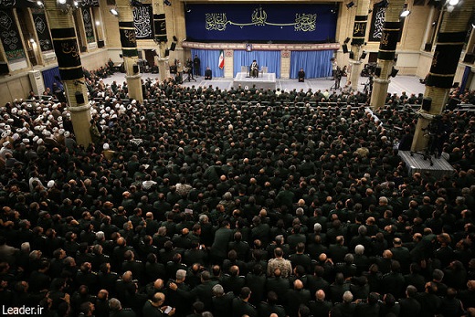 دیدار هزاران نفر از فرماندهان سپاه پاسداران انقلاب اسلامی