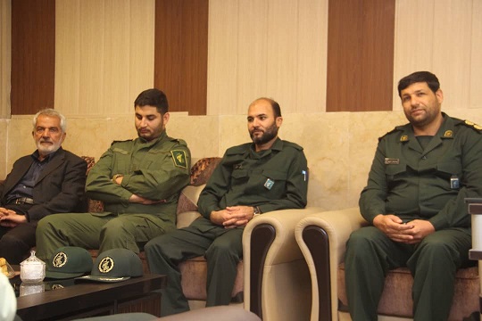 دیدار مسئولین سازمان بسیج کارمندان  با فرمانده انتطامی شهرستان شیراز