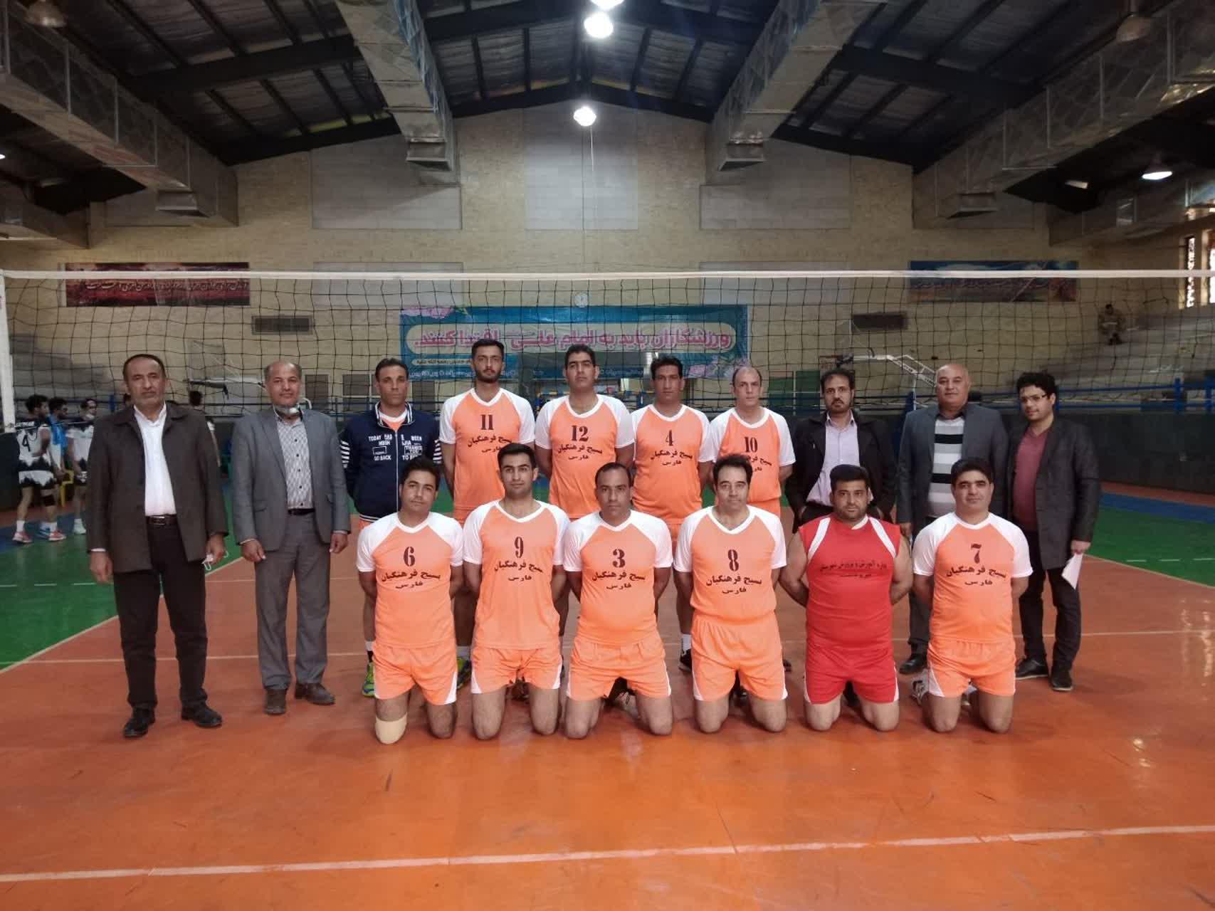 برگزاری مسابقات ورزشی والیبال به مناسبت یکمین سالگرد شهادت سردار سلیمانی