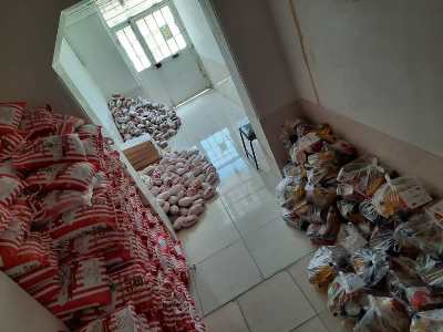 توزیع 182 بسته معیشتی در طرح رزمایش کمک مومنانه در شهرک سعدی