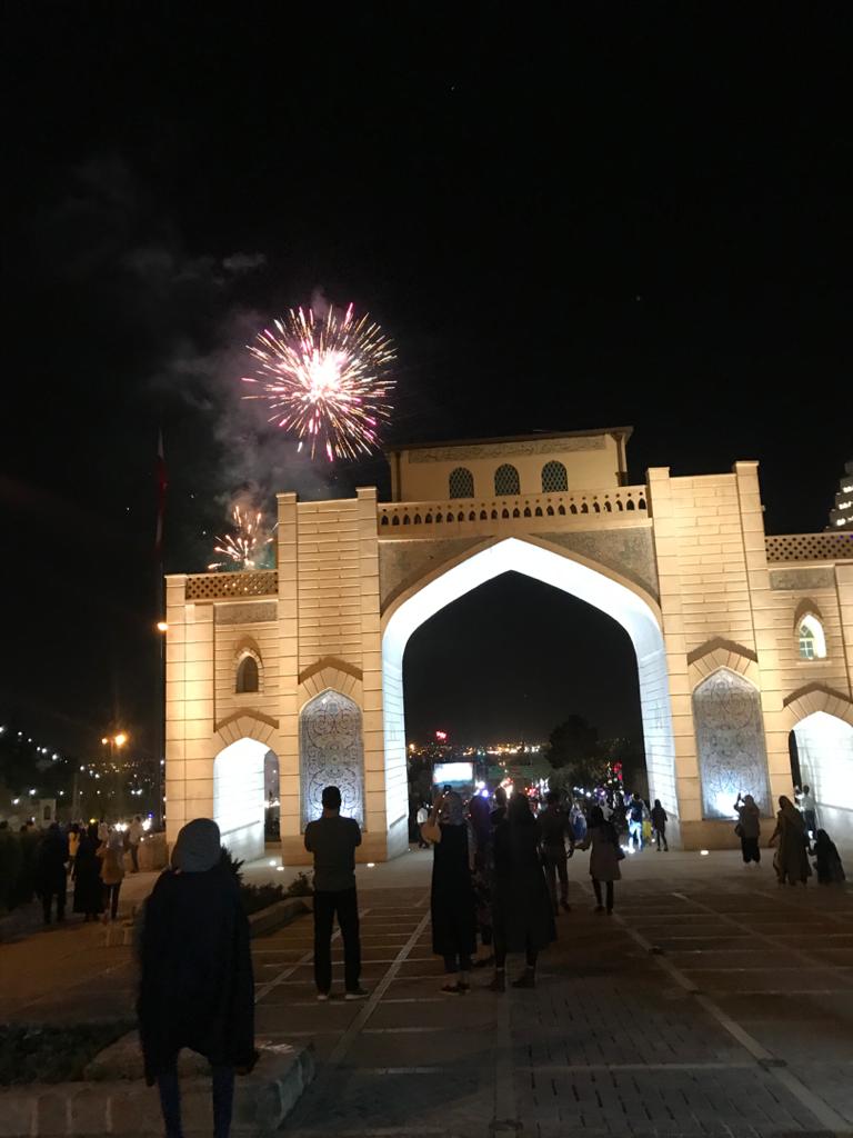 برپایی ایستگاه صلواتی در دروازه قرآن شیراز