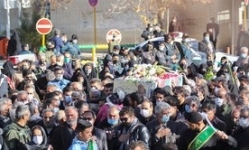 مراسم تشییع و تدفین شهید «فیض‌الله کنعانی حقیقی» در شیراز‎‎