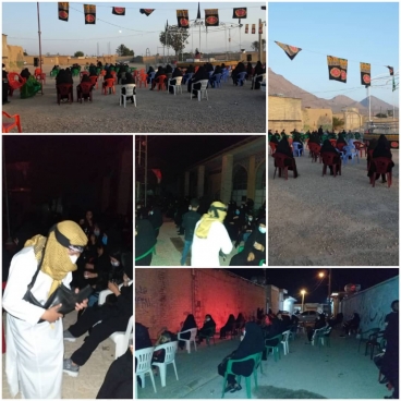 برگزاری مراسمات دهه اول محرم توسط پایگاههای حوزه حضرت زینب
