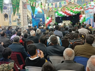 جشن فجرهای علوی در مسجد امام جعفر صادق(ع)کازرون برگزار شد
