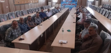 جلسه بصیرتی در یگان احتیاط شهید سلیمانی فیروزآباد در سالن شهید چگینی ناحیه برگزار گردید.