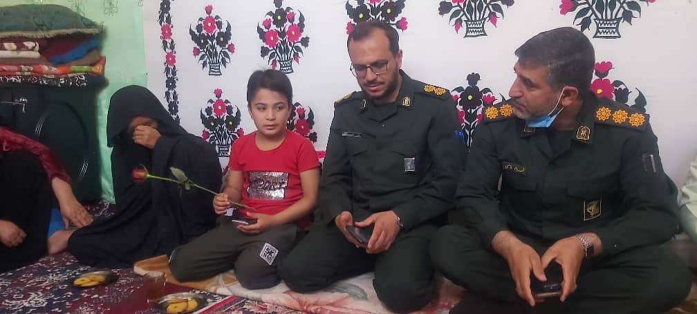 دیدار با خانواده شهید مدافع حرم